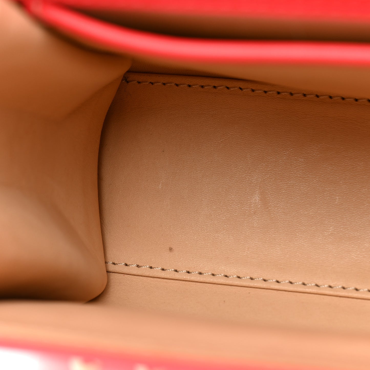 Calfskin Mini Tempete Satchel Red