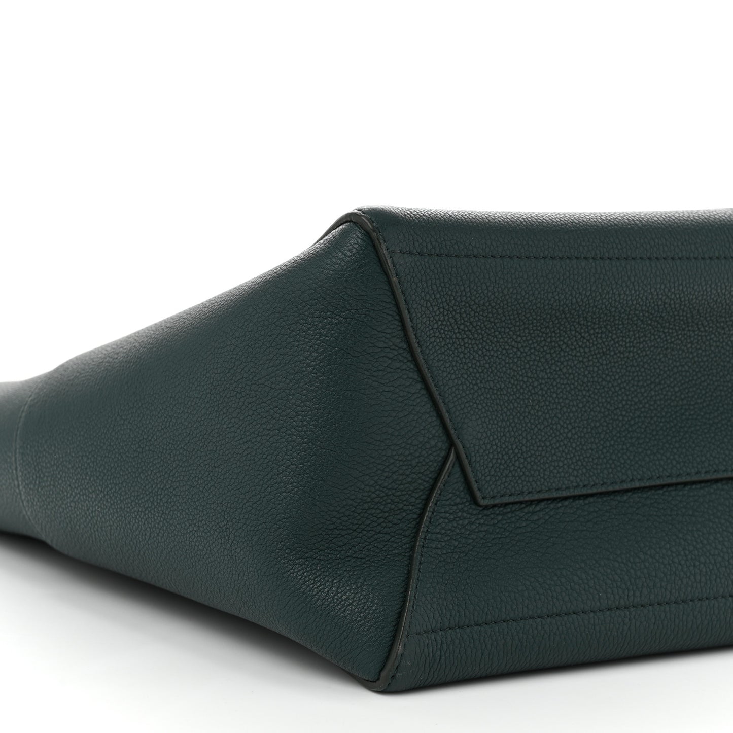 Soft Grained Calfskin Sangle Bucket Bag Amazone