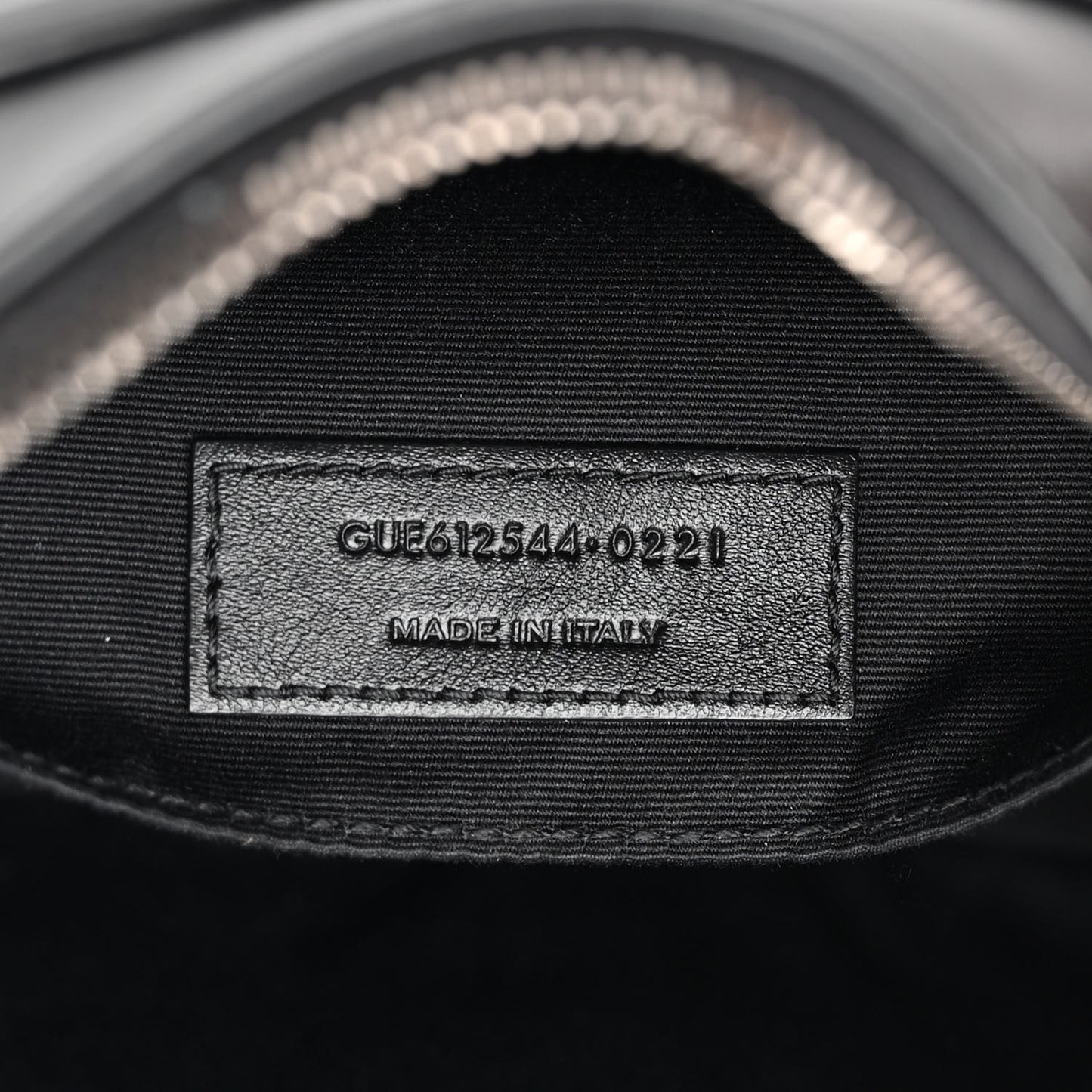 Calfskin Matelasse Monogram Lou Camera Bag Black