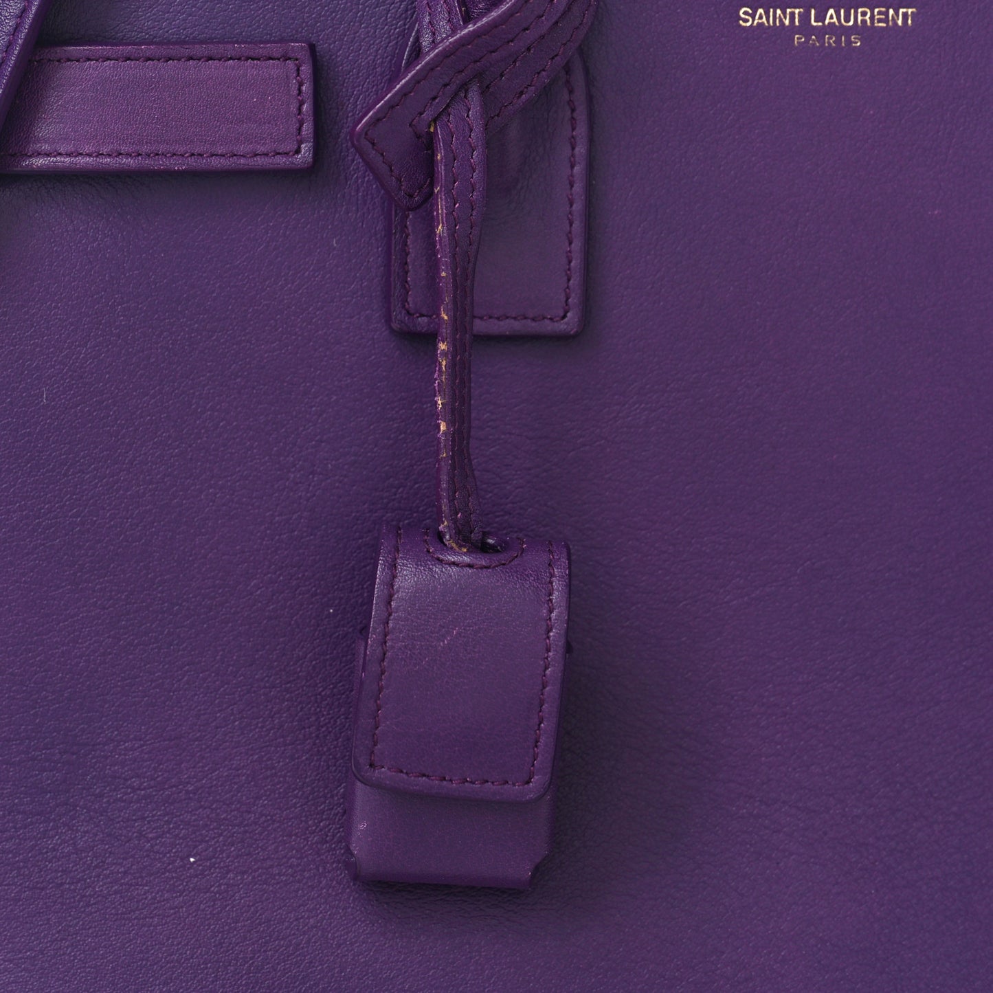 Calfskin Small Sac De Jour Purple
