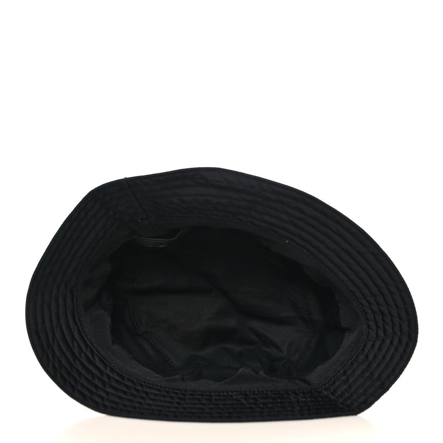 Nylon Bucket Hat M White Black