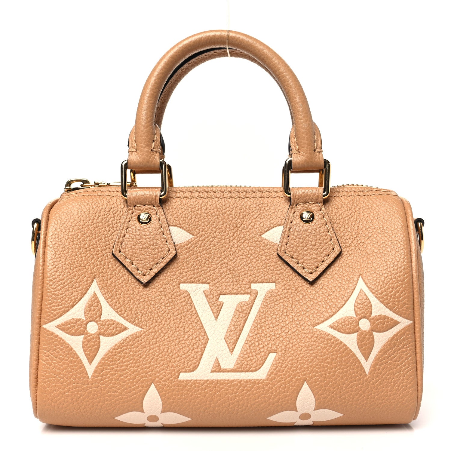 Louis Vuitton Empreinte Monogram Giant Nano Speedy Arizona Creme 1 of 10