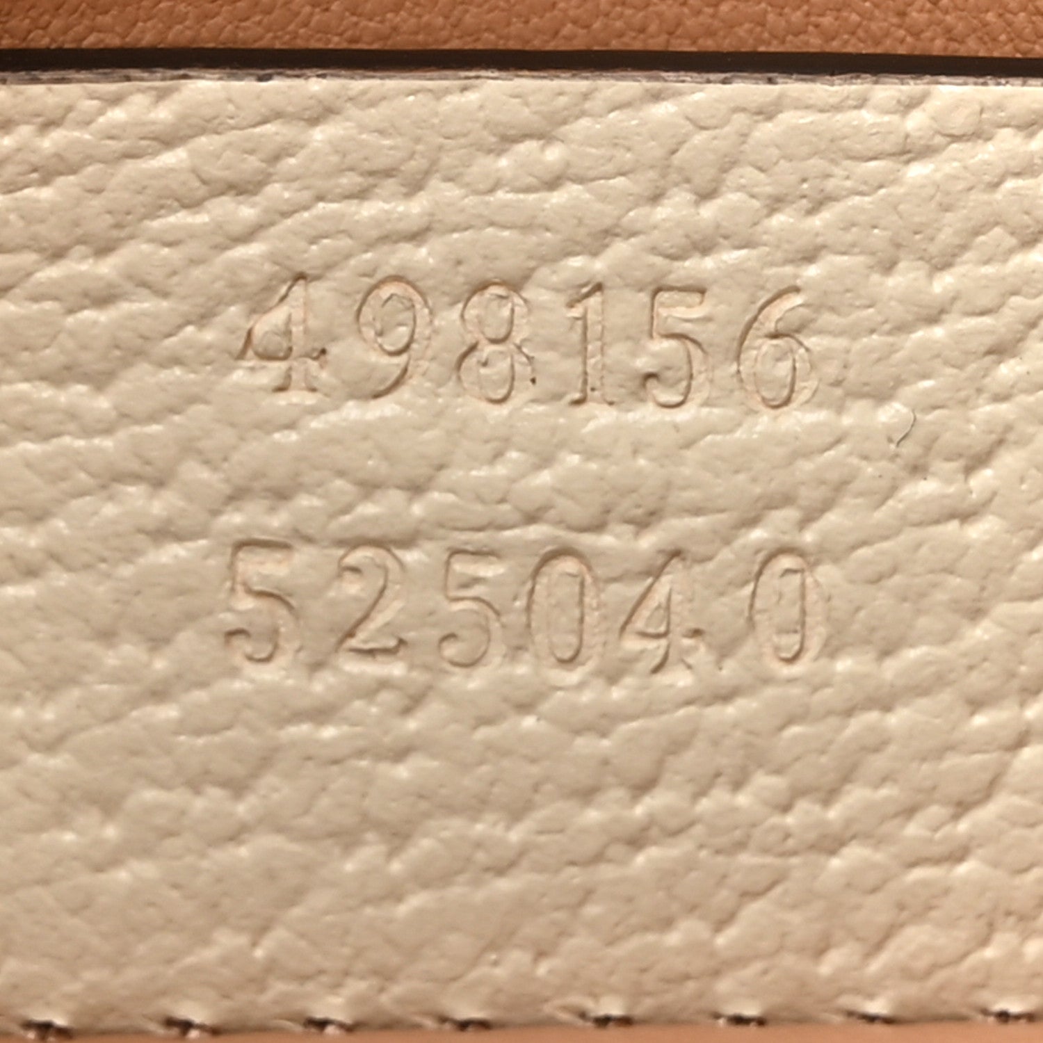 Gucci GG Supreme Monogram Berry Textured Dollar Calfskin Small Padlock Tote Beige Ebony Light Copper Mystic White 7 of 10