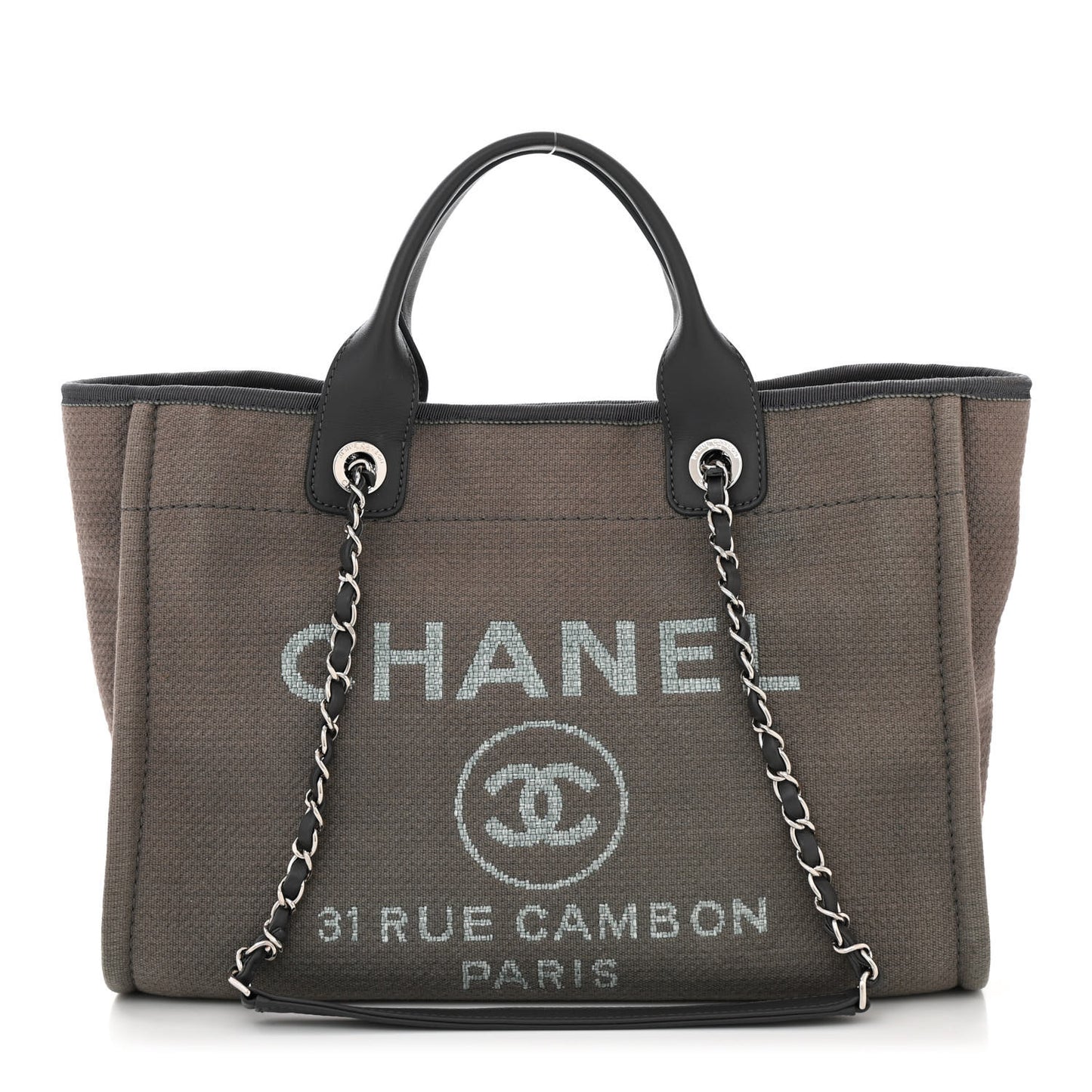 Mixed Fibers Small Deauville Tote Grey