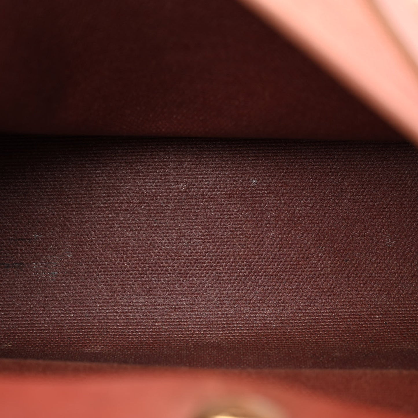 Toile Vache Calfskin Herbag 30 PM Havane