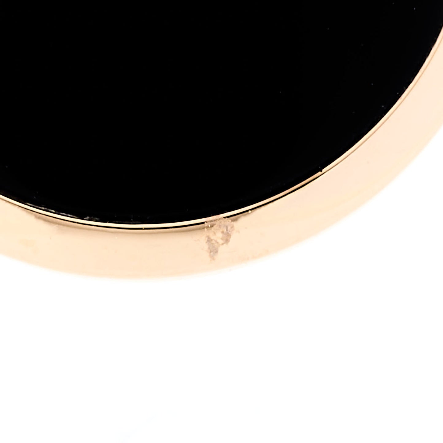18K Pink Gold Diamond Black Onyx Amulette de Cartier Drop Earrings
