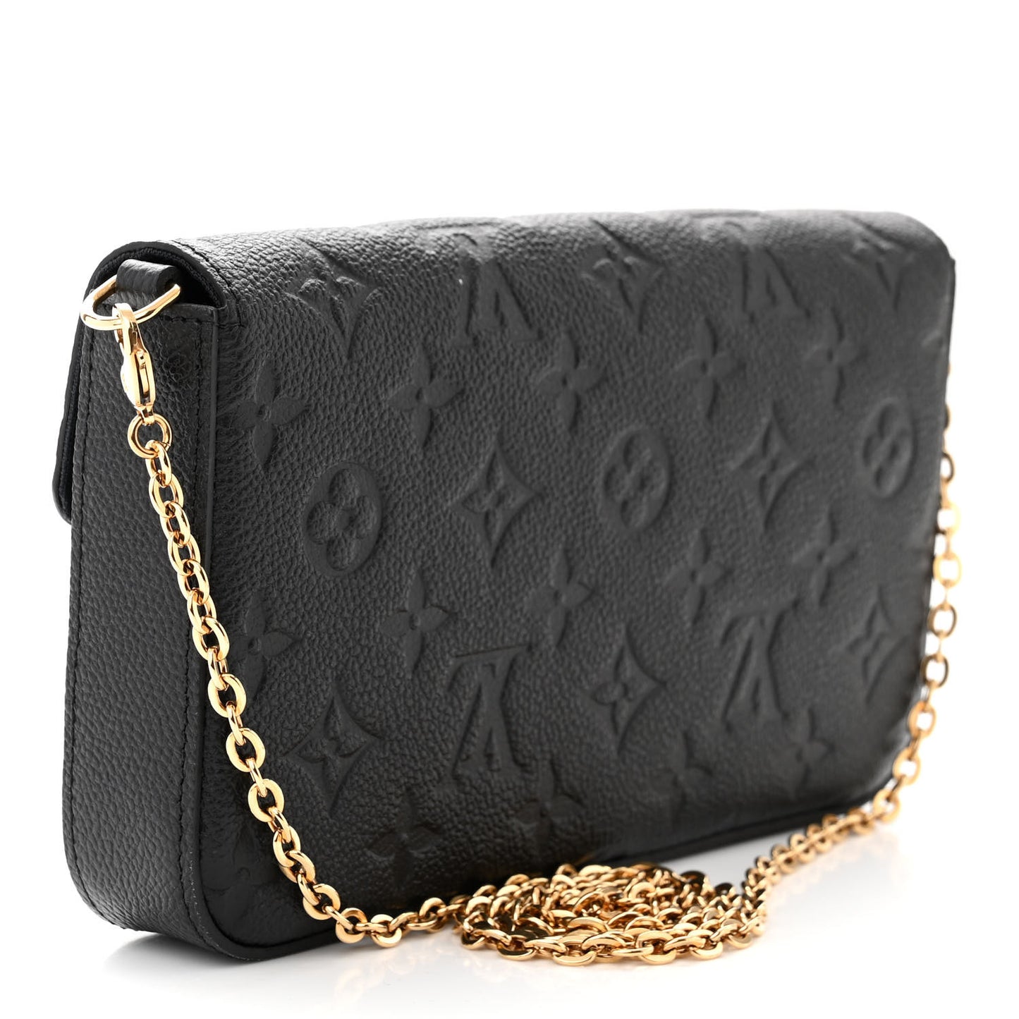 Empreinte Pochette Felicie Chain Wallet Black