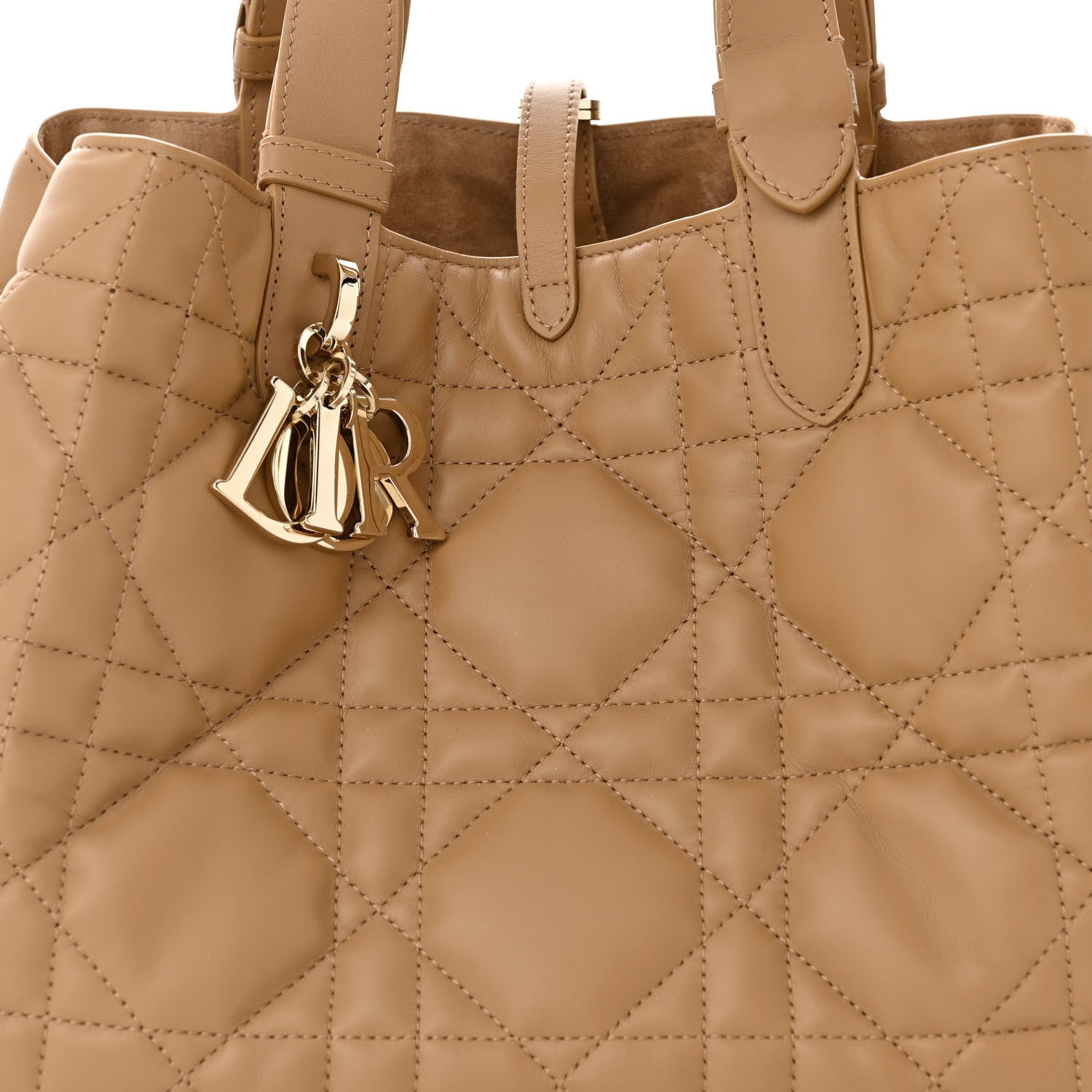 Christian Dior Calfskin Macrocannage Medium Toujours Tan 8 of 10