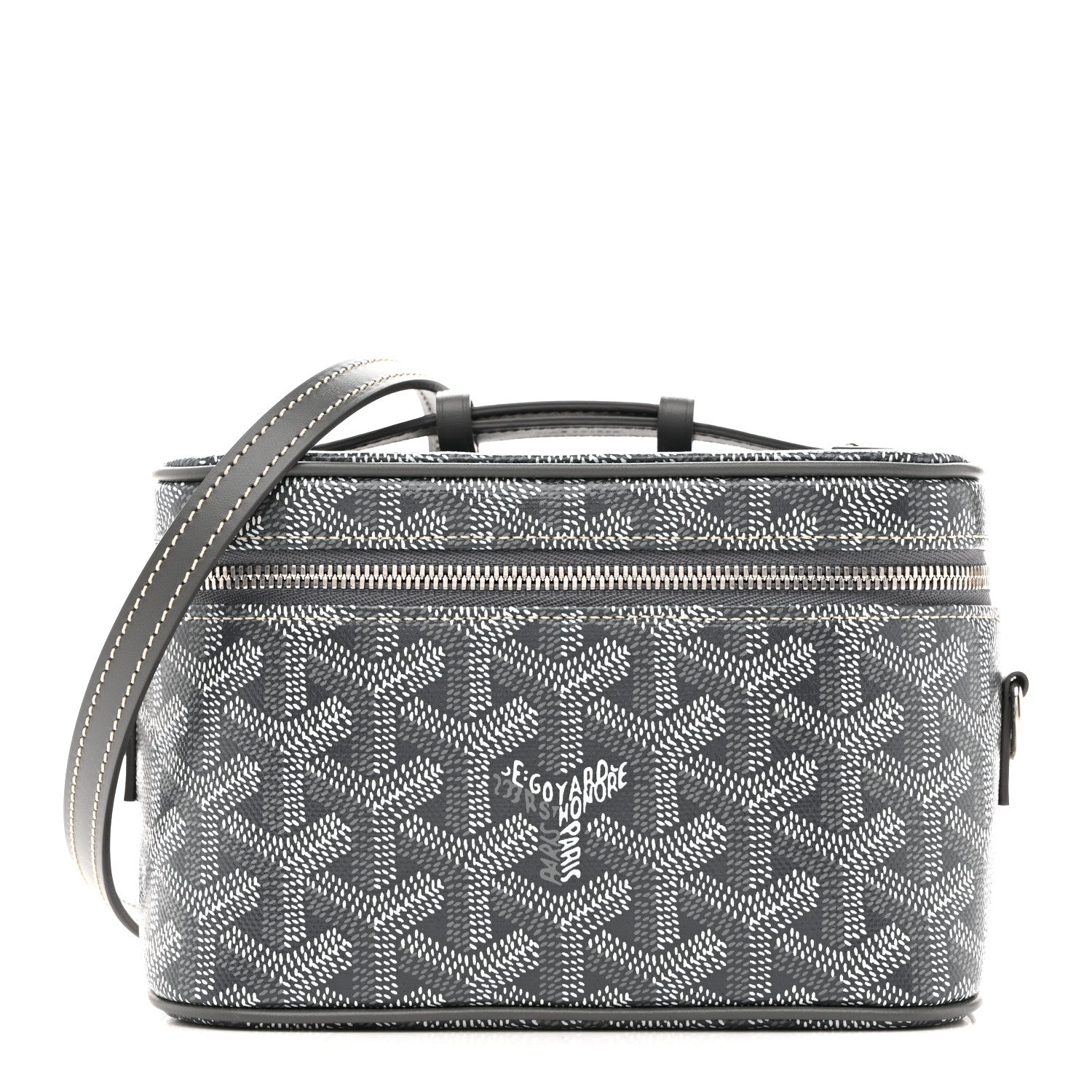 Goyard Goyardine Muse Mini Vanity Case Grey 1851944 – FASHIONPHILE