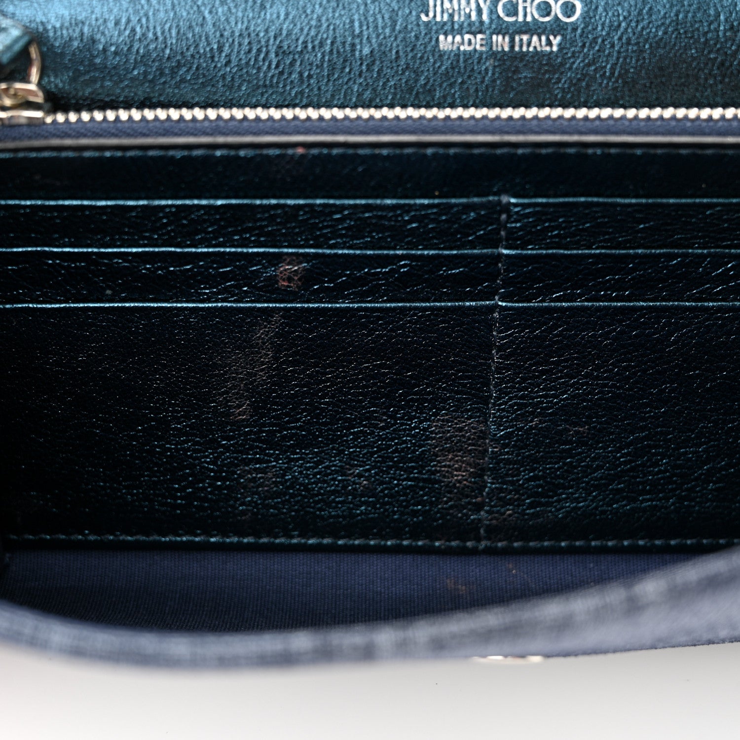 Jimmy Choo Denim Milla Clutch Blue 11 of 11