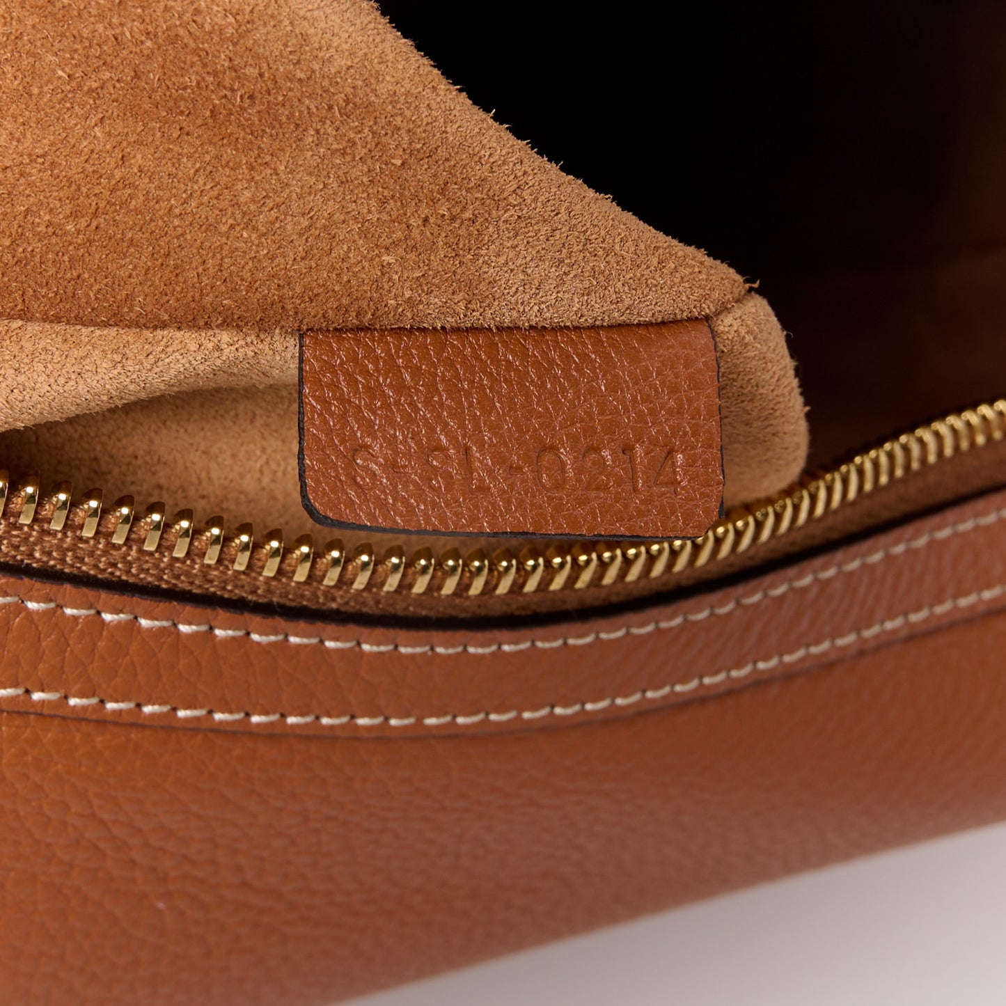 Supple Calfskin Medium Triomphe Heloise Shoulder Bag Tan