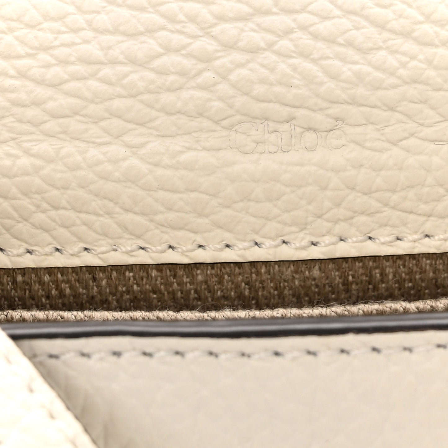 Calfskin Nano Marcie Saddle Bag White