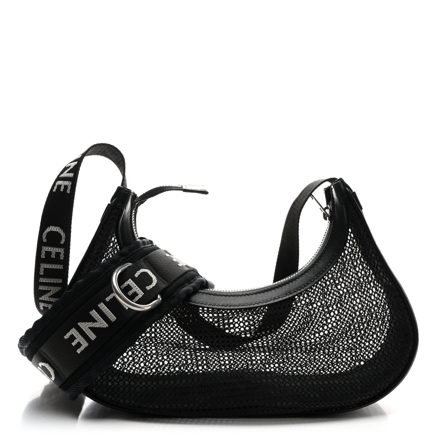 Mesh Ava Trekking Shoulder Bag Black