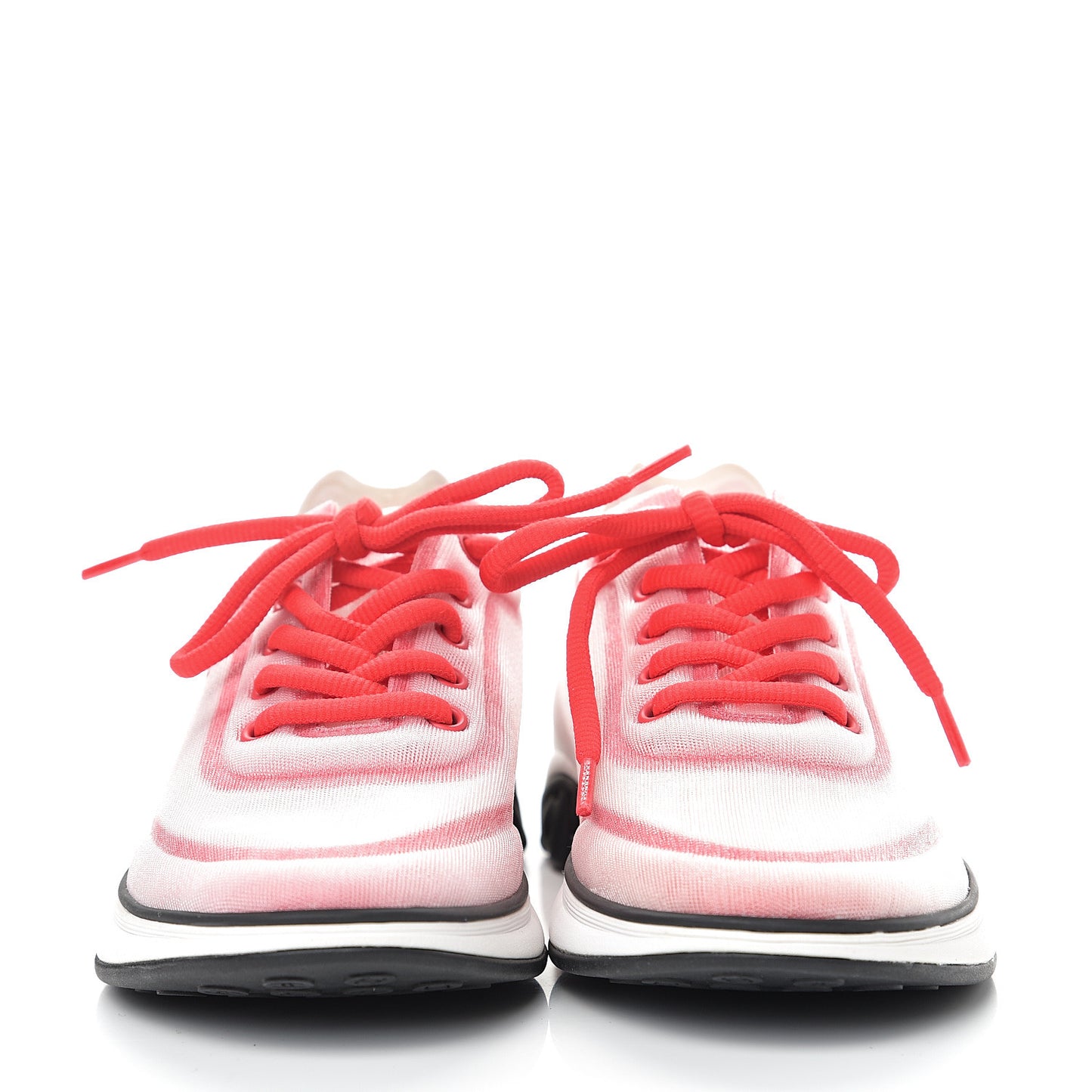 Lycra Fabric CC Sneakers 36.5 White Red