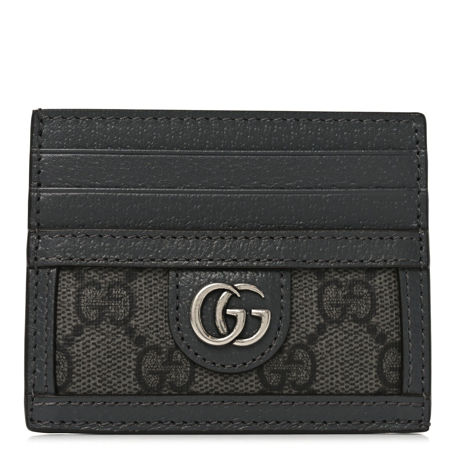 Gucci GG Supreme Monogram Textured Dollar Calfskin Ophidia Card