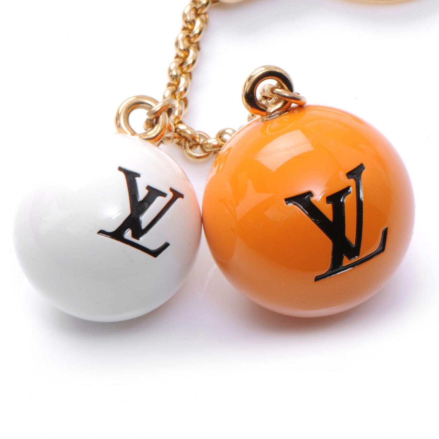 Louis Vuitton Halloween Jack and Lucie Key Cles Orange 5 of 6