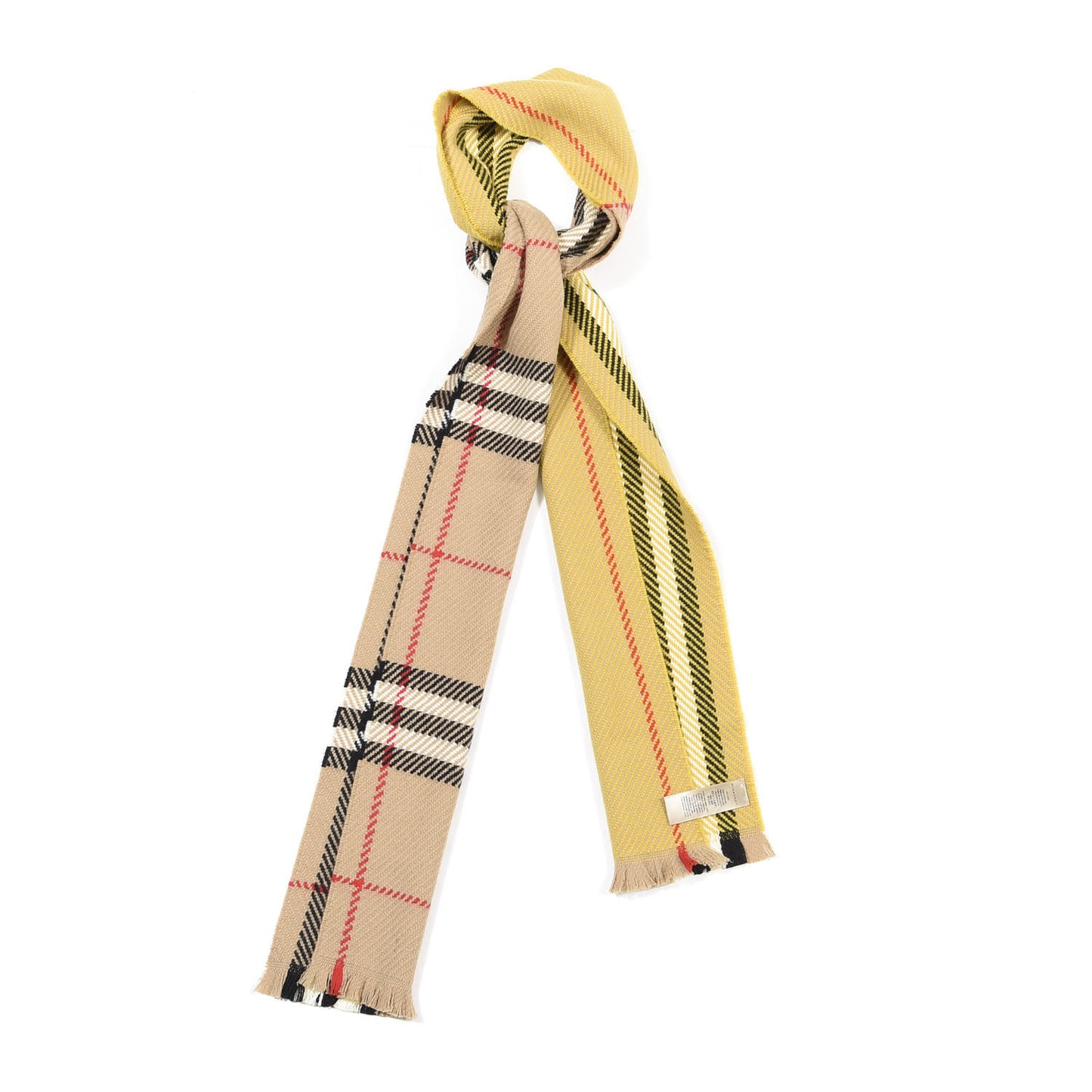 Merino Wool Giant Check Scarf