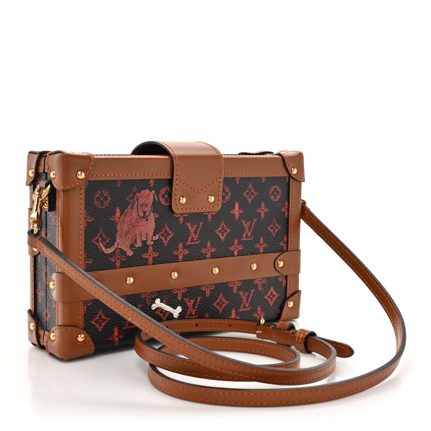Catogram Petite Malle Orange Marron