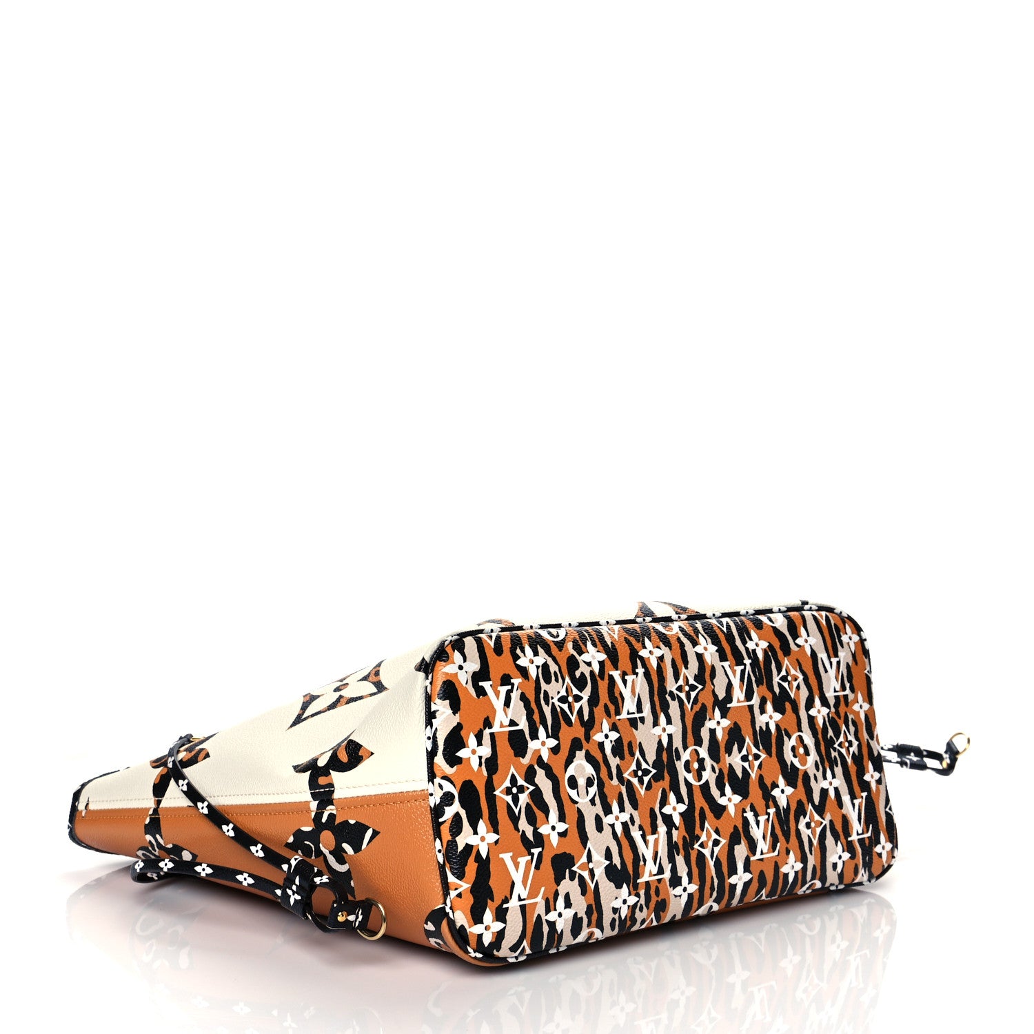 Louis Vuitton Monogram Giant Jungle Neverfull MM Ivory 4 of 9