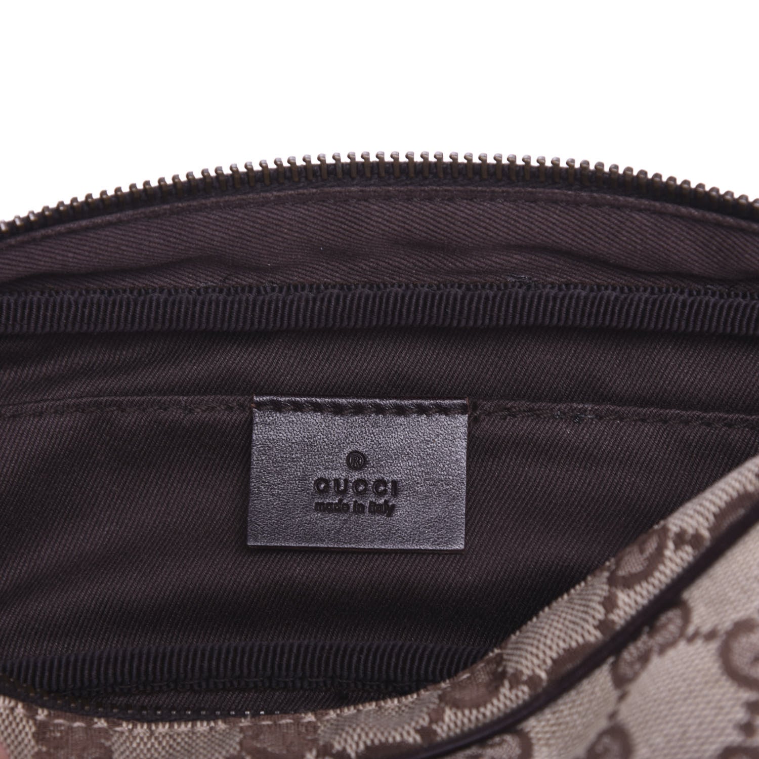Gucci Monogram Small Cosmetic Case Dark Brown 6 of 7