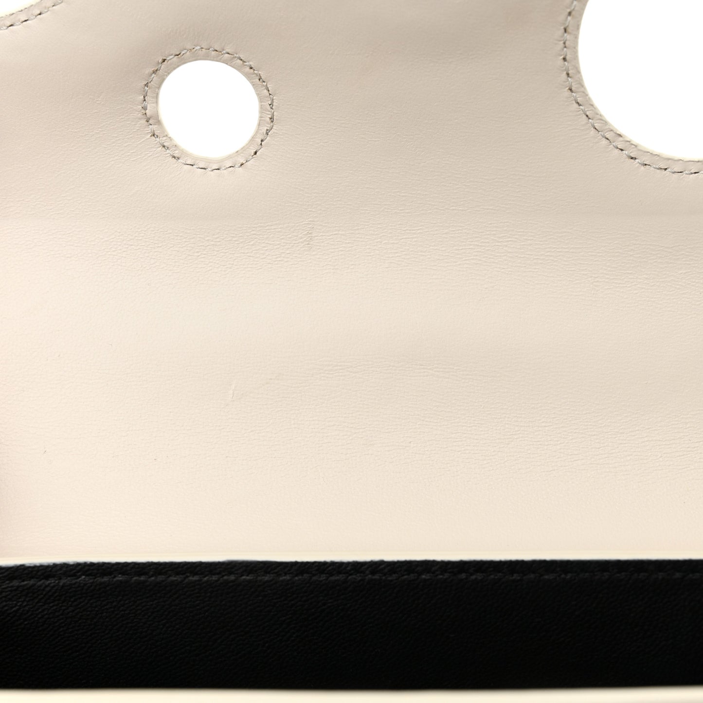Calfskin Burrow 22 Shoulder Bag Beige