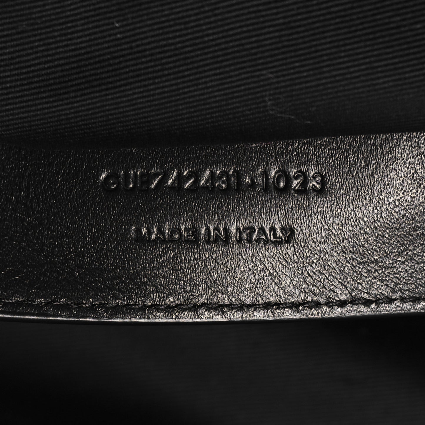 Lambskin Matelasse Monogram Large Jamie 4.3 Black