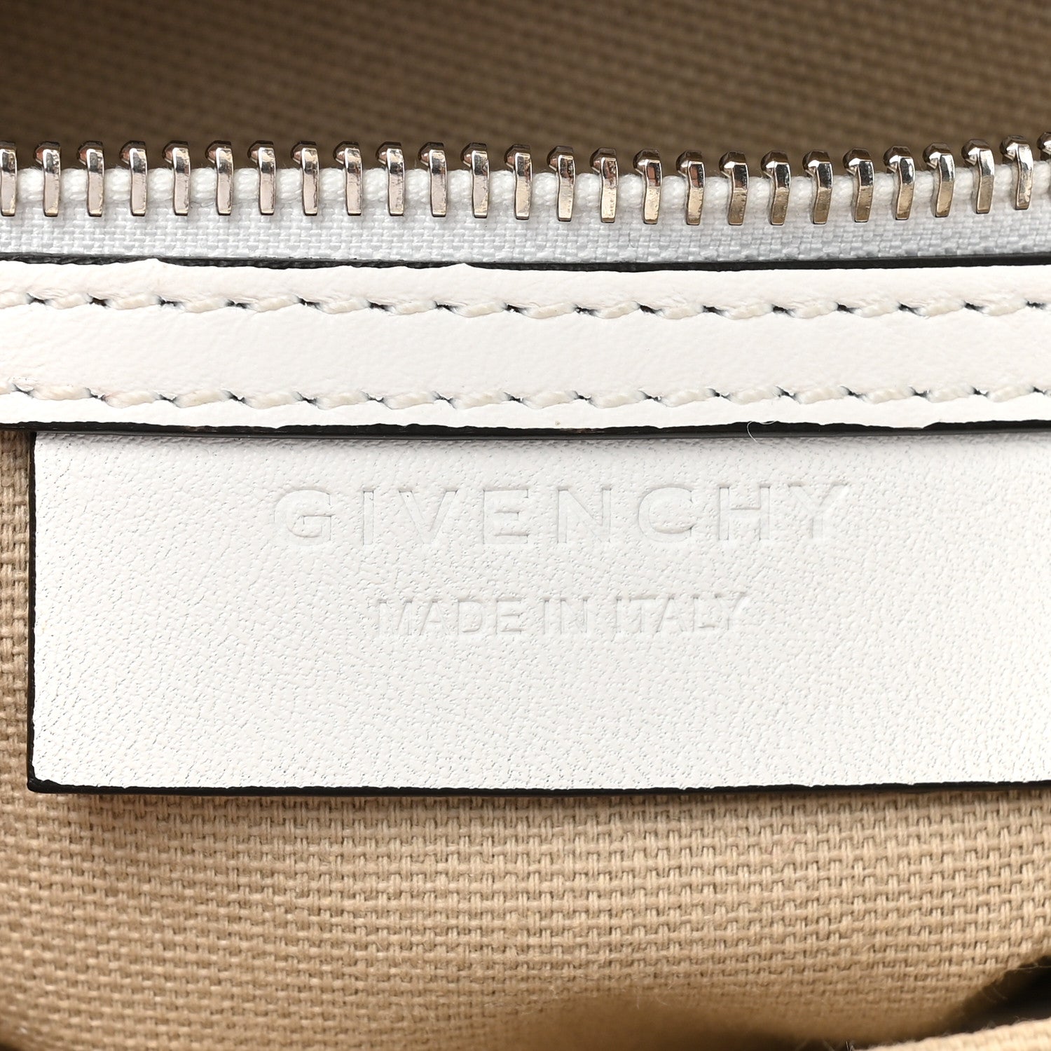Givenchy Calfskin Signature Logo Small Antigona White 6 of 15