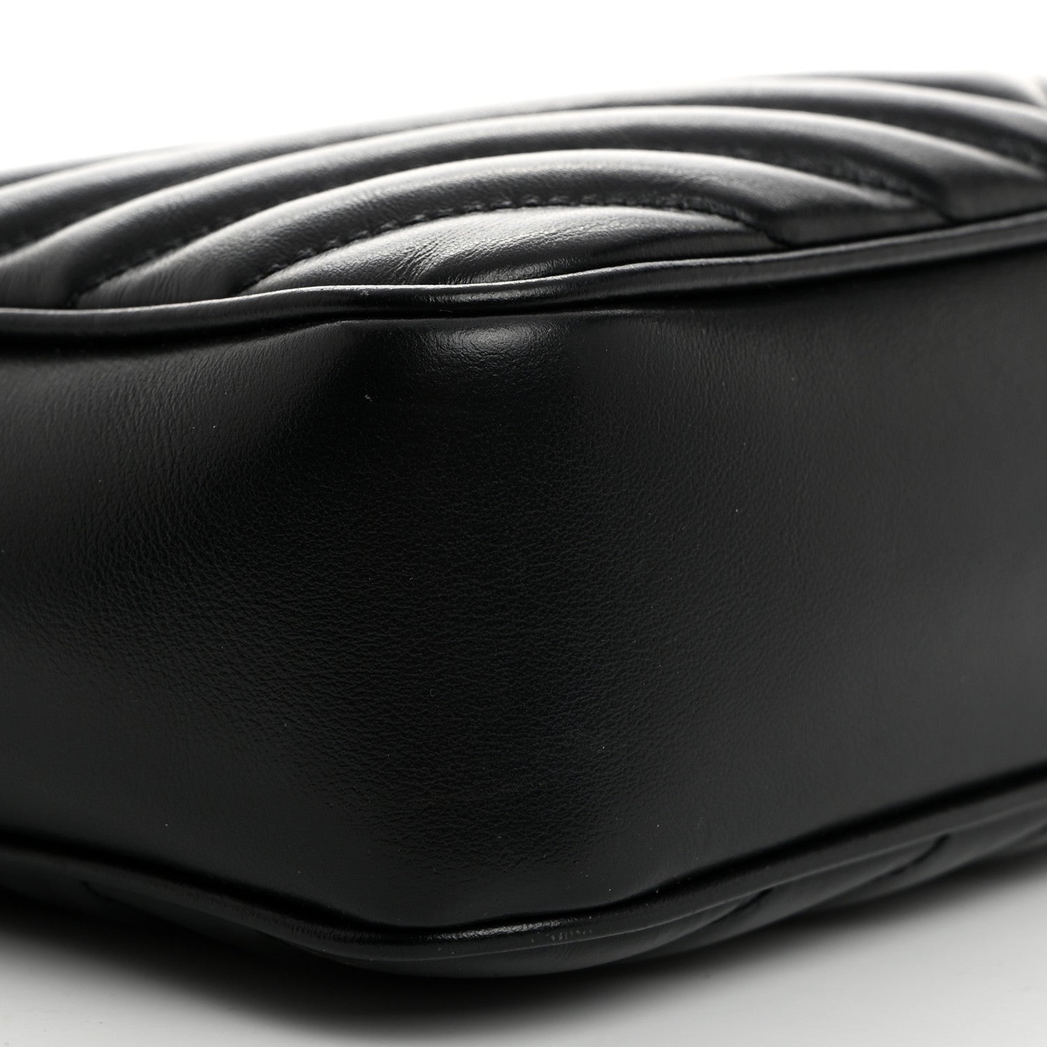Saint Laurent Calfskin Matelasse Monogram Lou Camera Bag Black 9 of 10