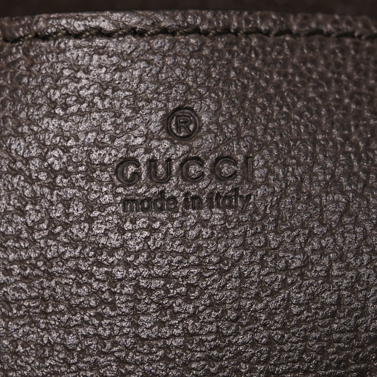 Gucci GG Supreme Monogram Textured Dollar Calfskin Mini Blondie Chain Shoulder Flap Bag Beige Ebony New Acero 7 of 11