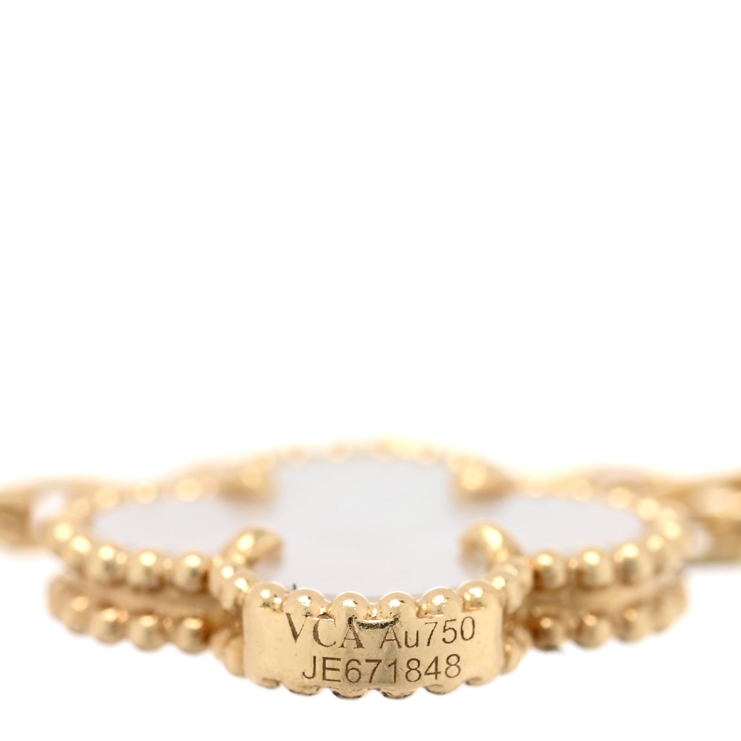 18K Yellow Gold Mother of Pearl Malachite Carnelian Tiger Eye 4 Motifs Lucky Alhambra Bracelet
