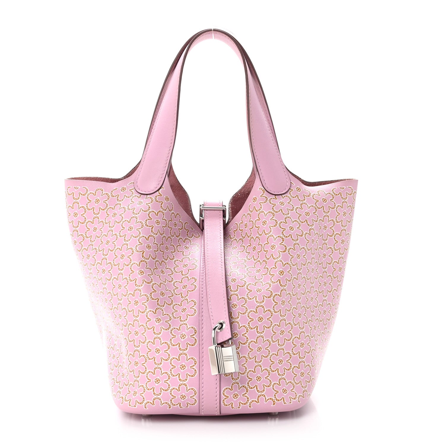 Hermes Swift Lucky Daisy Picotin Lock 18 PM Mauve Sylvestre 1 of 13