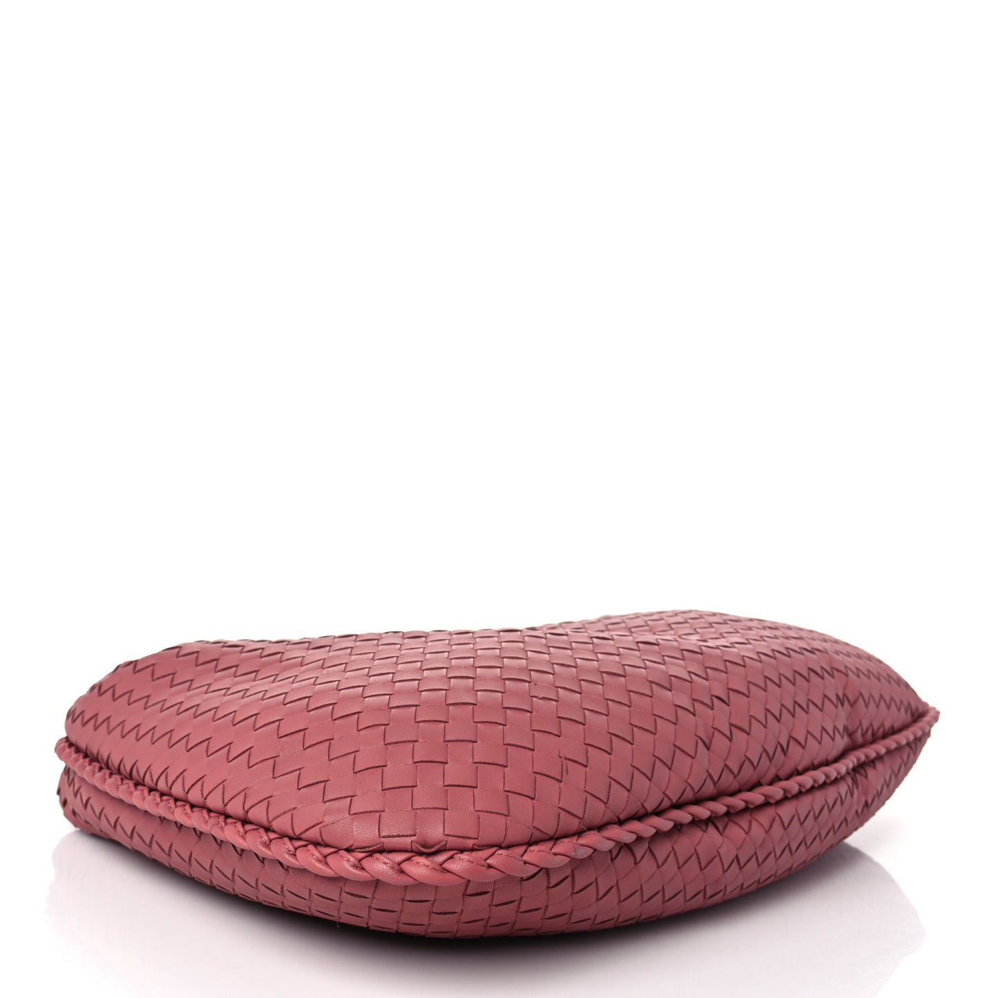 Nappa Intrecciato Large Veneta Hobo Quarzo