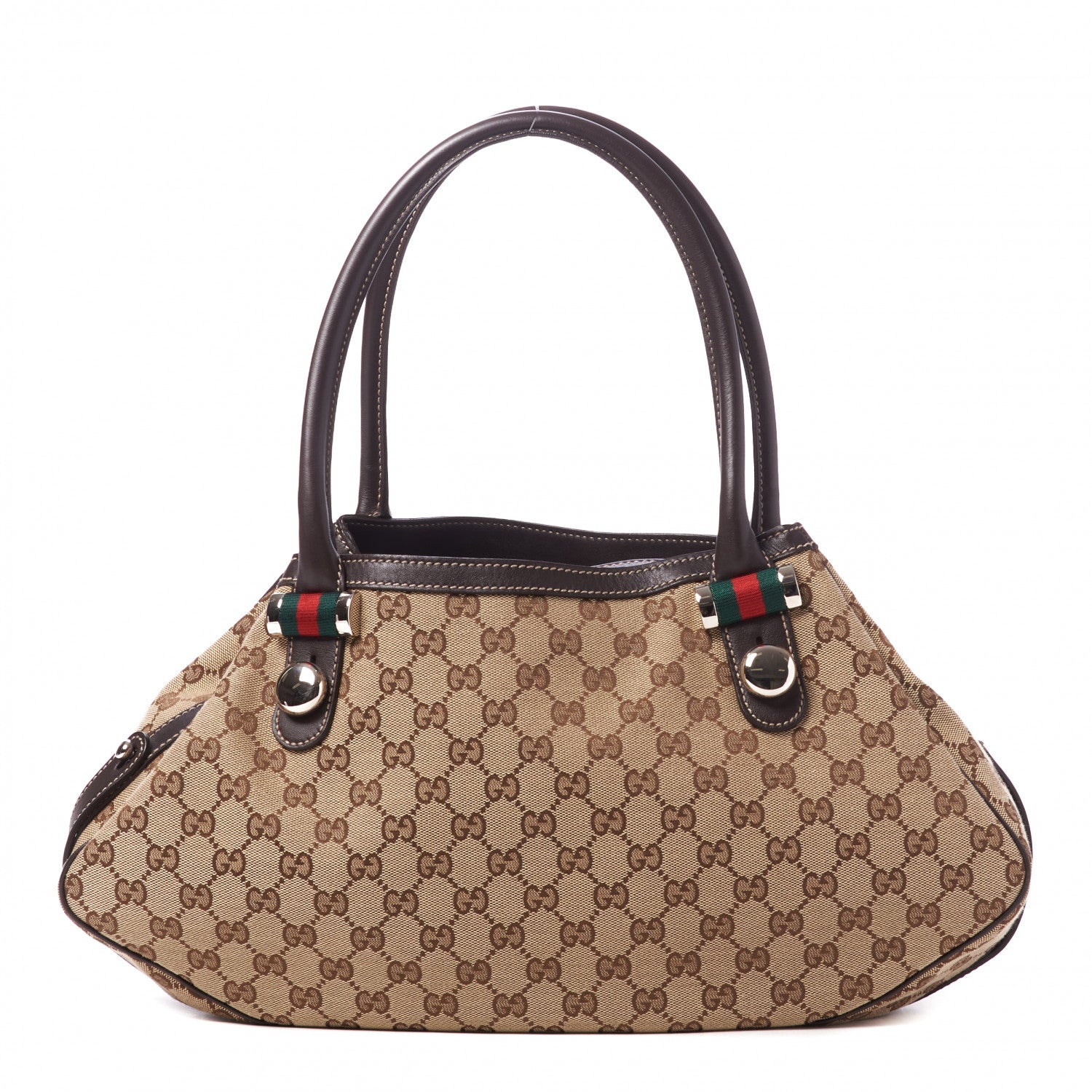 Gucci Monogram Match Ball Shoulder Bag Brown 1 of 7