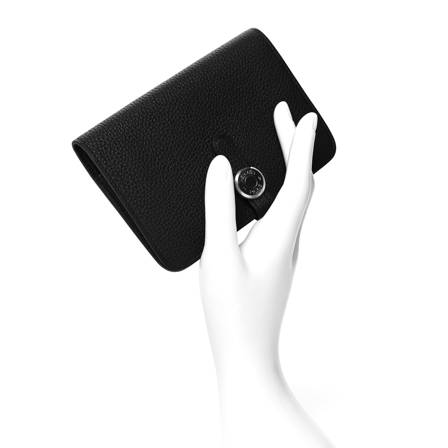 Togo Dogon Compact Wallet Black