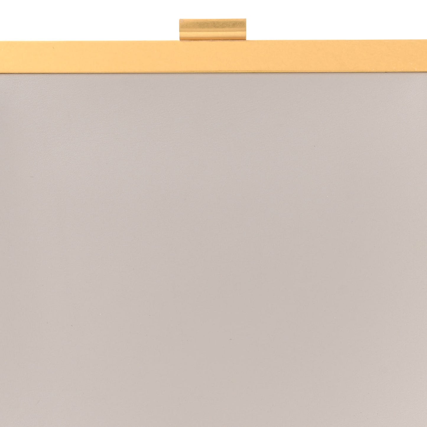 Smooth Calfskin Mini Clasp Bag Light Grey