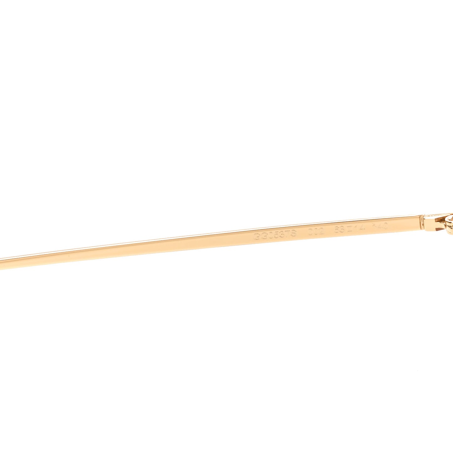 Metal Cat Eye Sunglasses GG0537S Gold Red