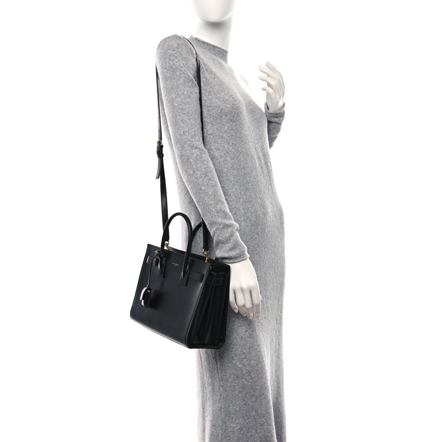 Calfskin Baby Sac De Jour Black