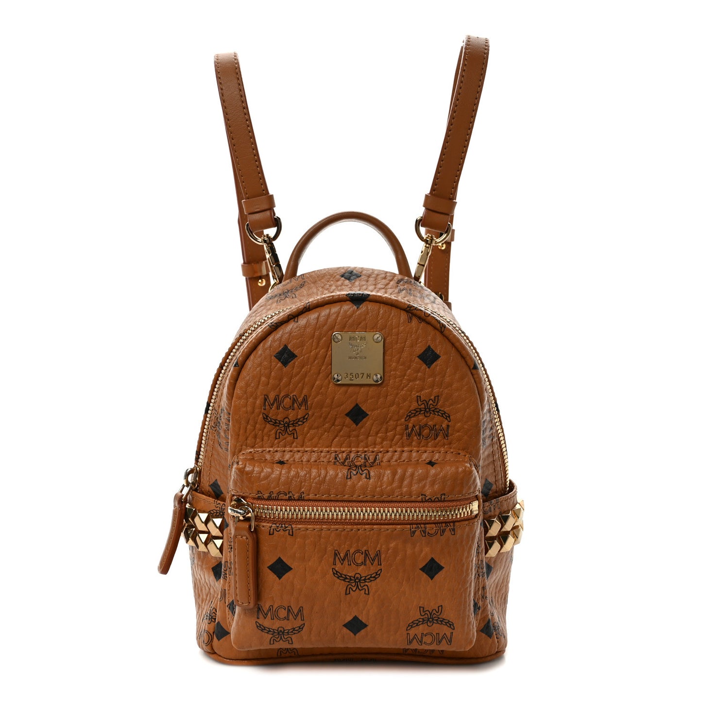 Visetos Side Stud X-Mini Stark Bebe Boo Backpack Cognac