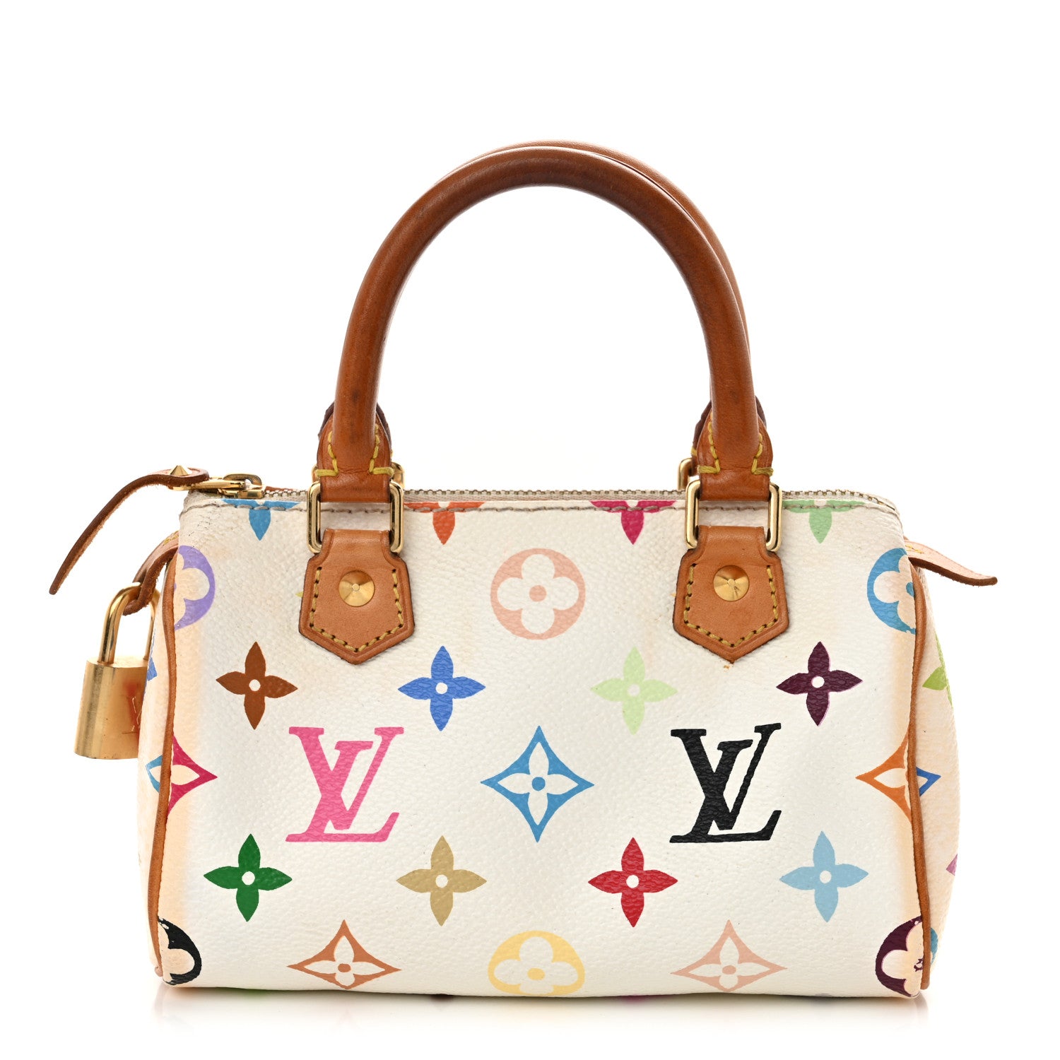 Louis Vuitton Monogram Multicolor Mini Sac HL Speedy White 1 of 14