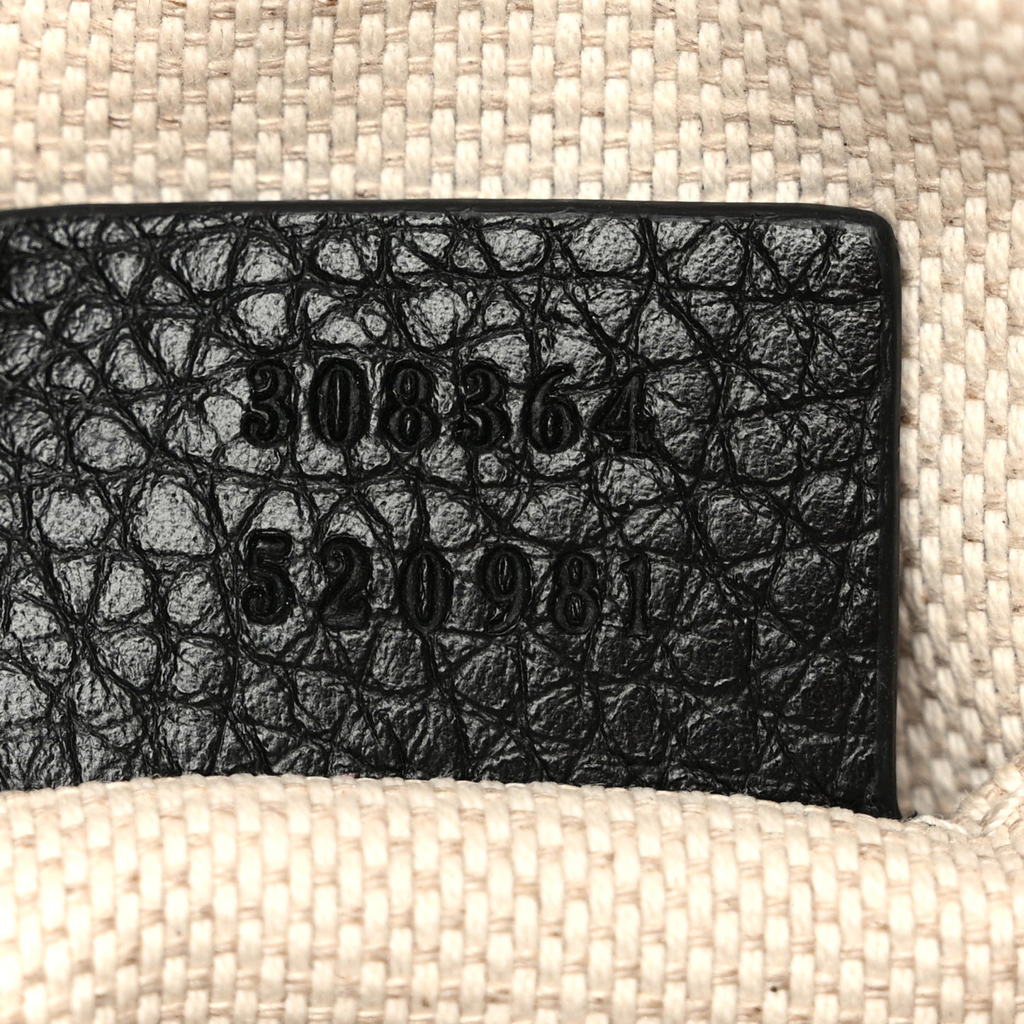Pebbled Calfskin Small Soho Disco Bag Black