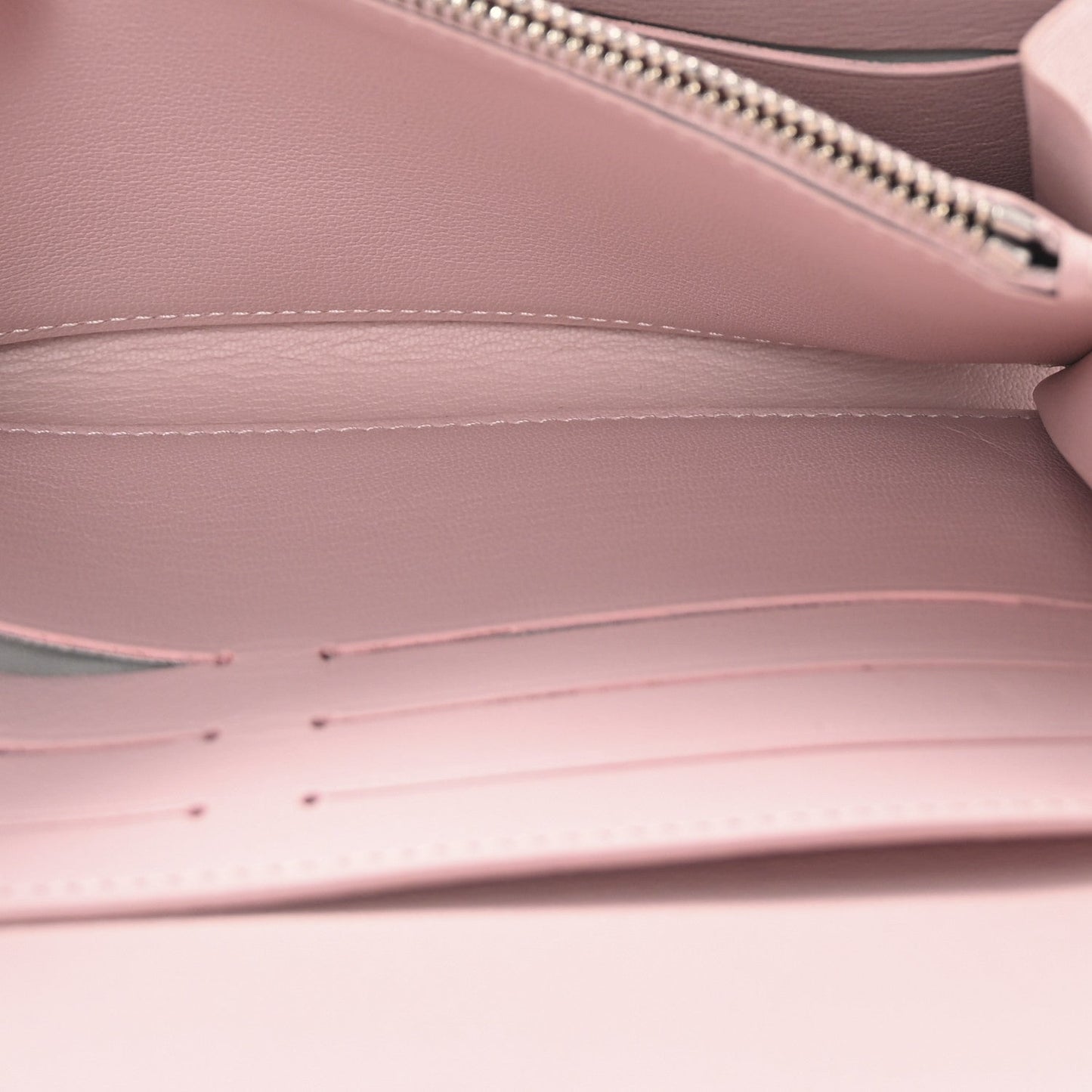 Metallic Snakeskin Capucines Wallet Pink
