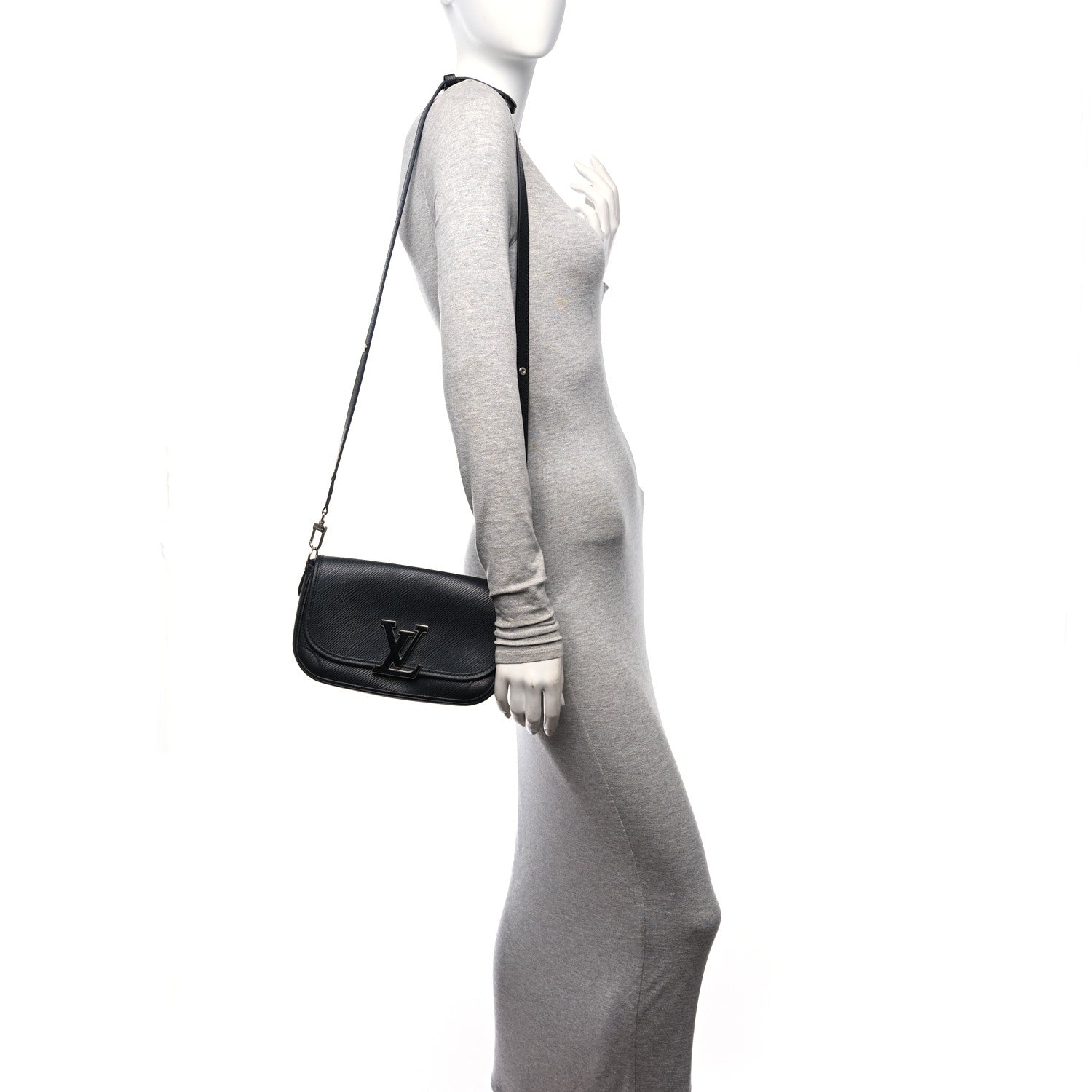 Louis Vuitton Epi Buci Crossbody Black 2 of 9