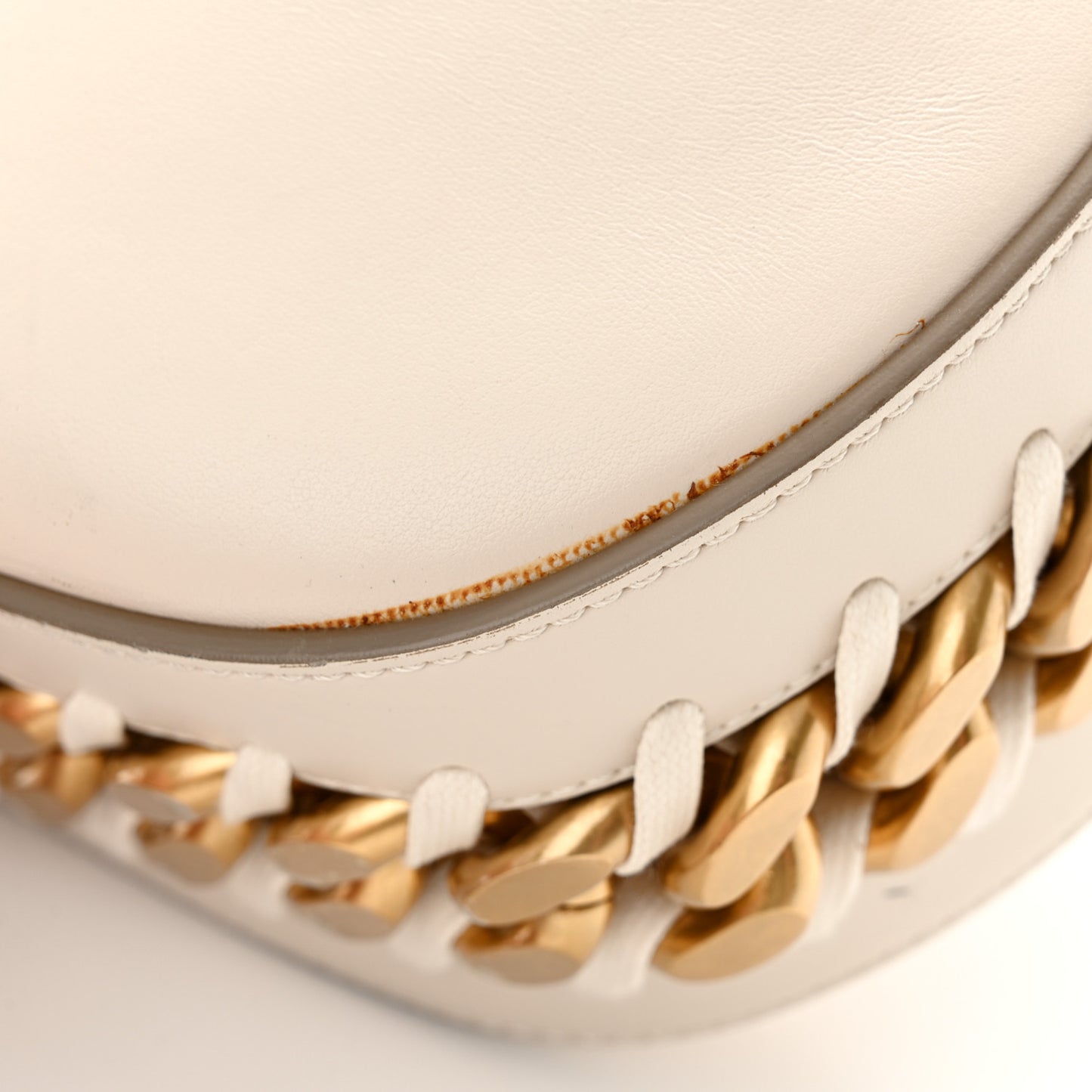 Eco Alter Nappa Frayme Small Zipit Shoulder Bag Pure White