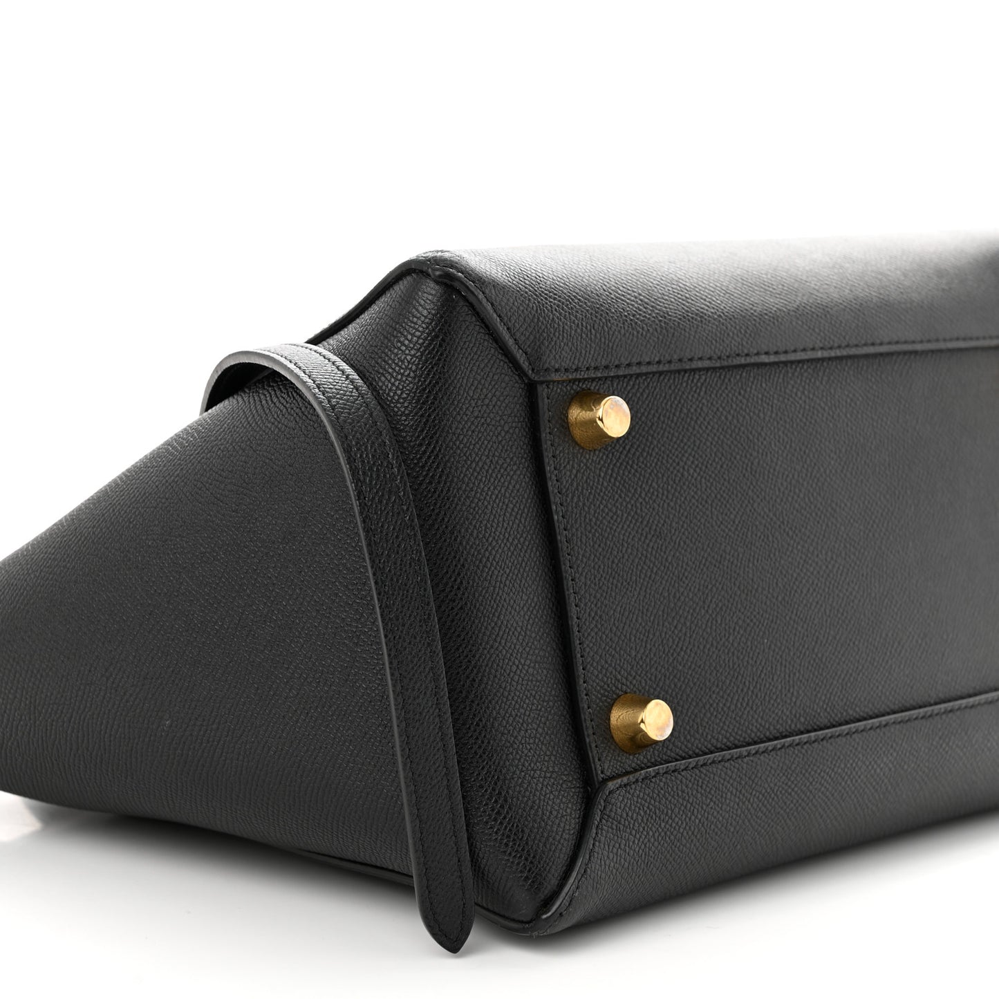 Grained Calfskin Mini Belt Bag Black