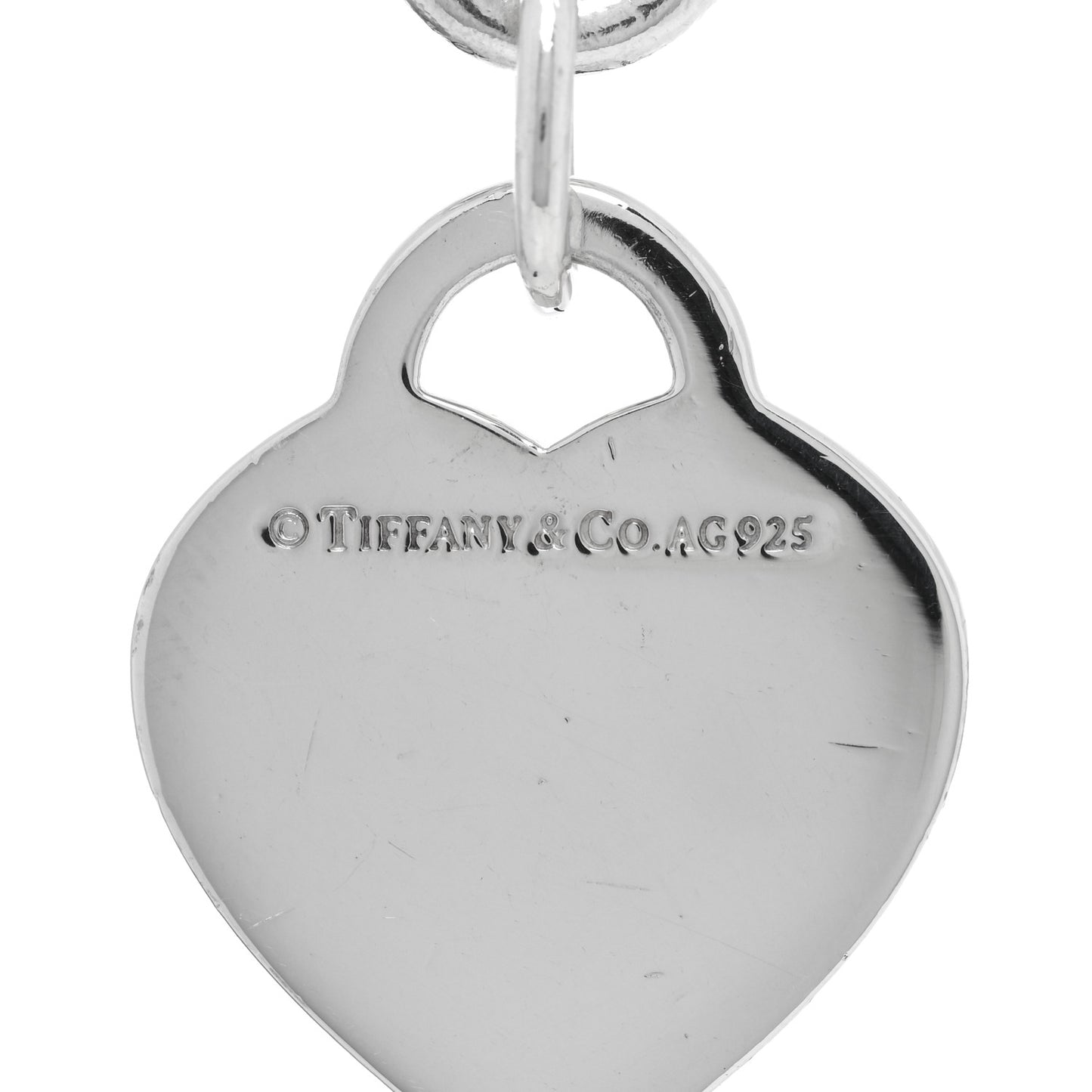 Sterling Silver Return to Tiffany Heart Tag Charm Bracelet