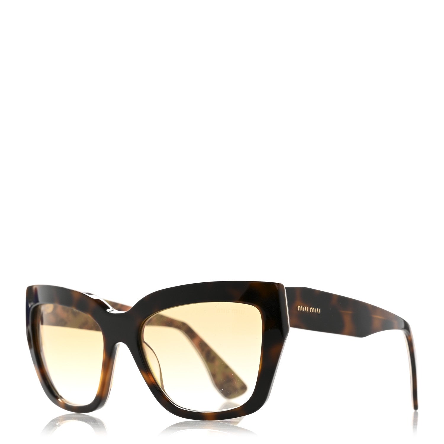 Miu Miu Acetate Sunglasses SMU01P Tortoise 1727613 