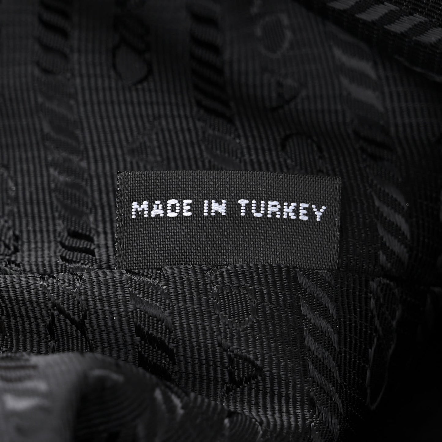 Jacquard Logo Mini Bucket Crossbody Bag Black