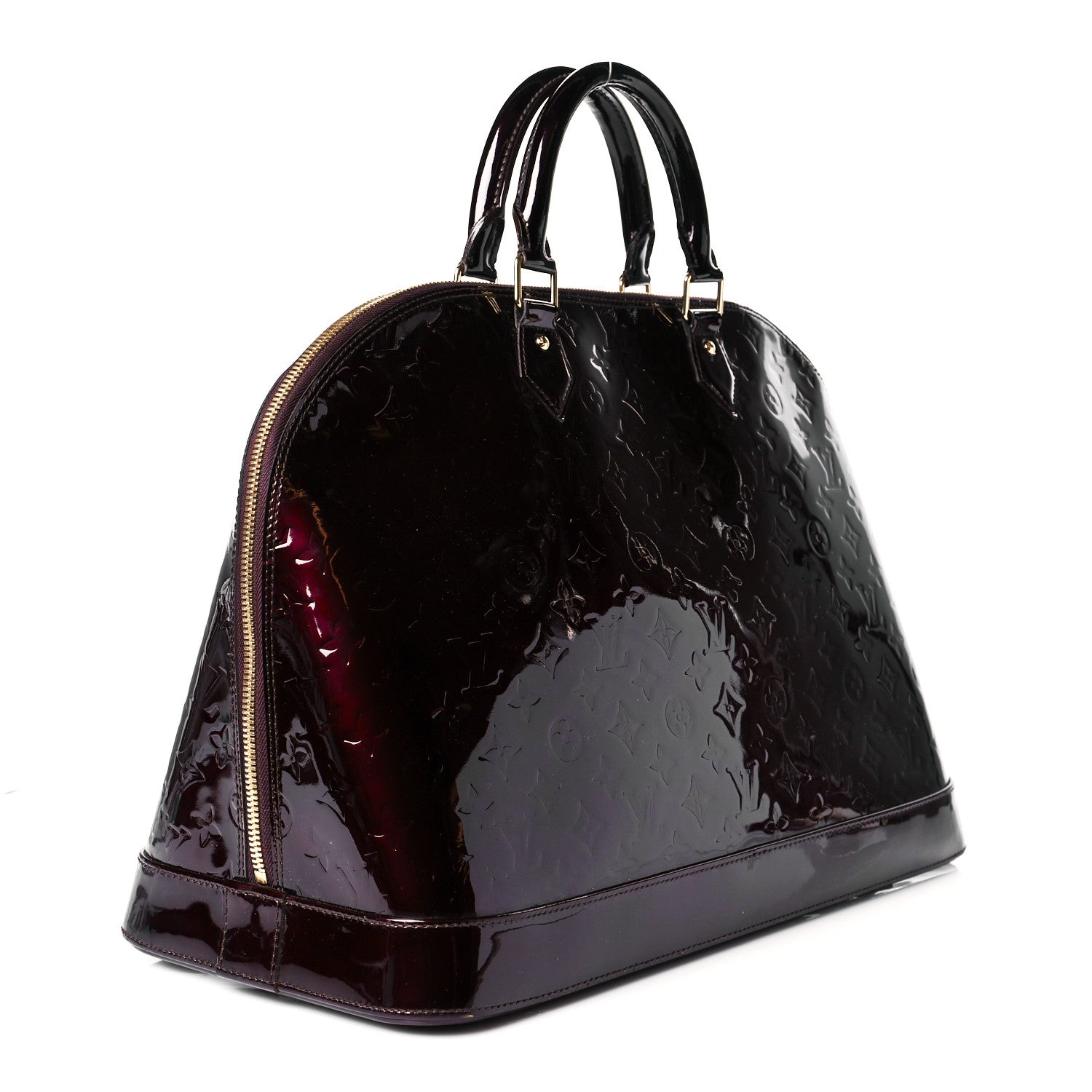 Louis Vuitton Vernis Alma GM XL Amarante 3 of 9