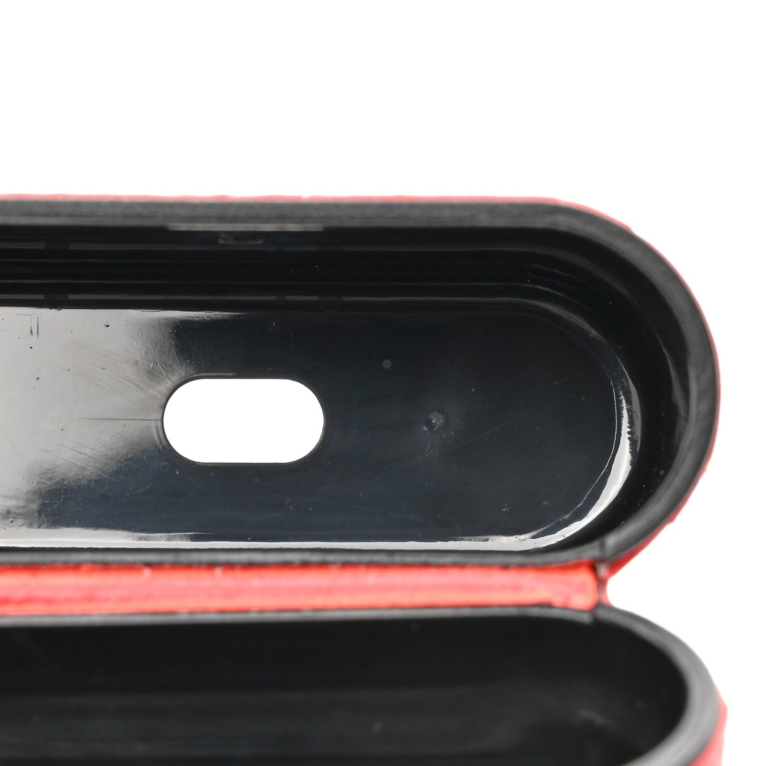 Bottega Veneta Nappa Intrecciato Trio Card Case On Chain Redstone 8 of 9