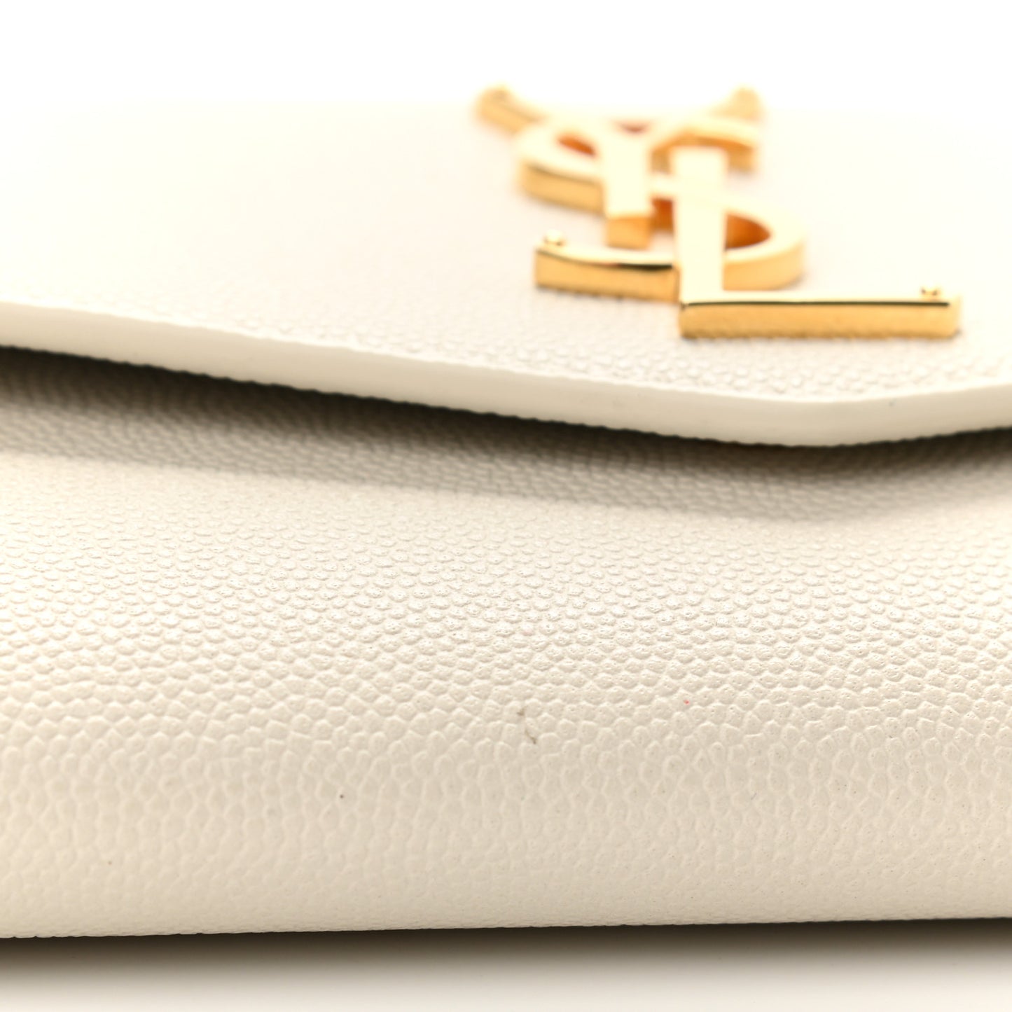 Grain De Poudre Monogram Uptown Chain Wallet Crema Soft